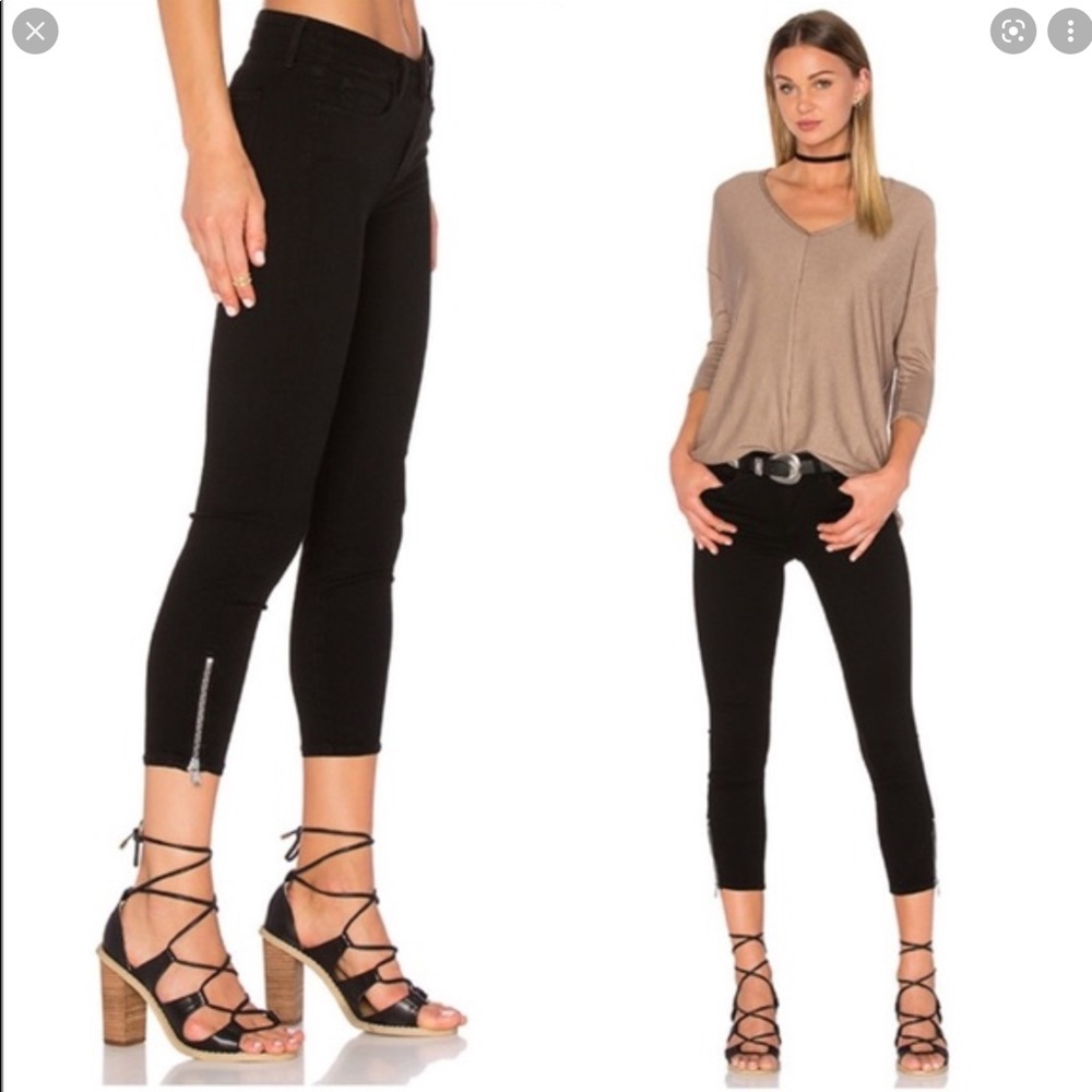 L’Agence Emmanuelle Mid Rise Skinny Jeans❤️